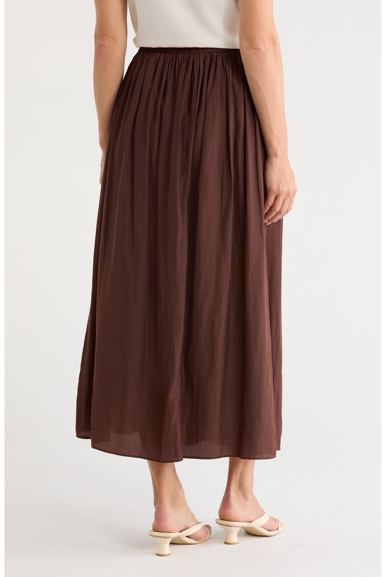 Everyday Pull-On Skirt, Alternate, color, COCOA BEAN