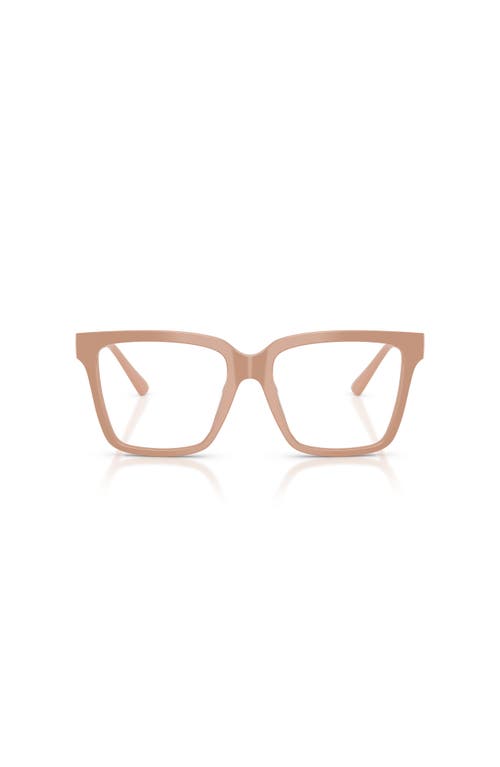 Jimmy Choo 52mm Square Optical Glasses In Brown