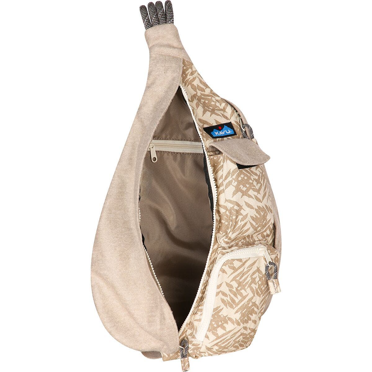 KAVU Camp Cozy Rope Bag, Alternate, color, Stone Hatch
