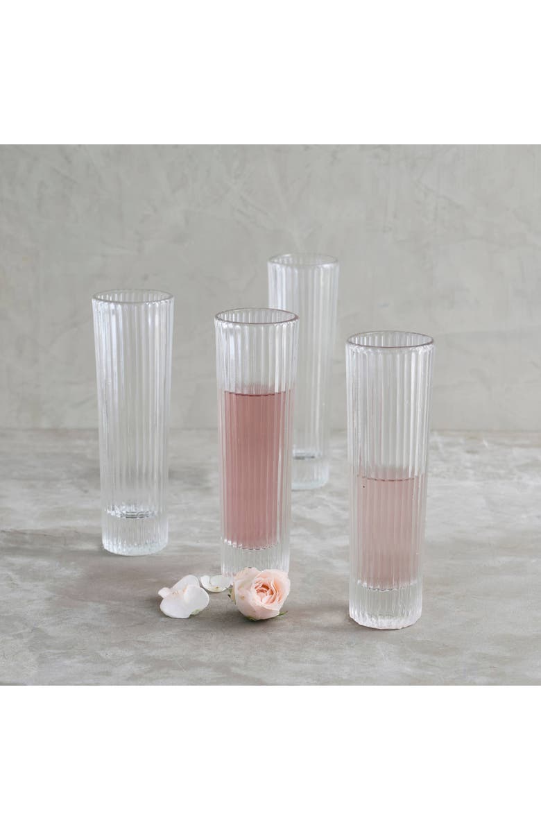 The Collective Clear Champagne Glasses - Set of 4, Main, color, Clear