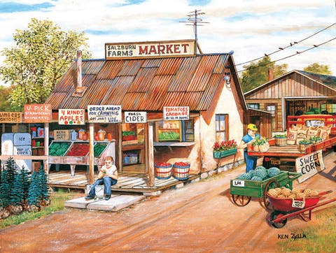 Salzburn Market 300 piece Jigsaw Puzzle for Adults