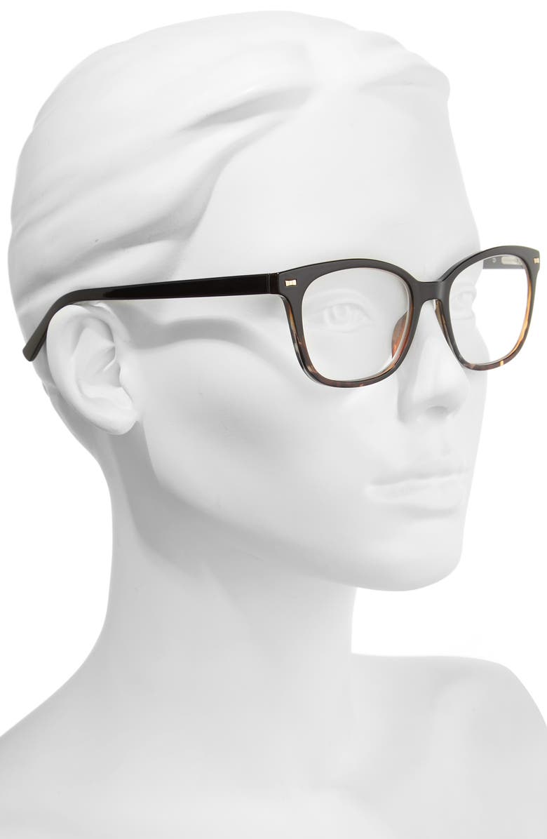 Kate Spade New York keadra 51mm reading glasses, Alternate, color, 