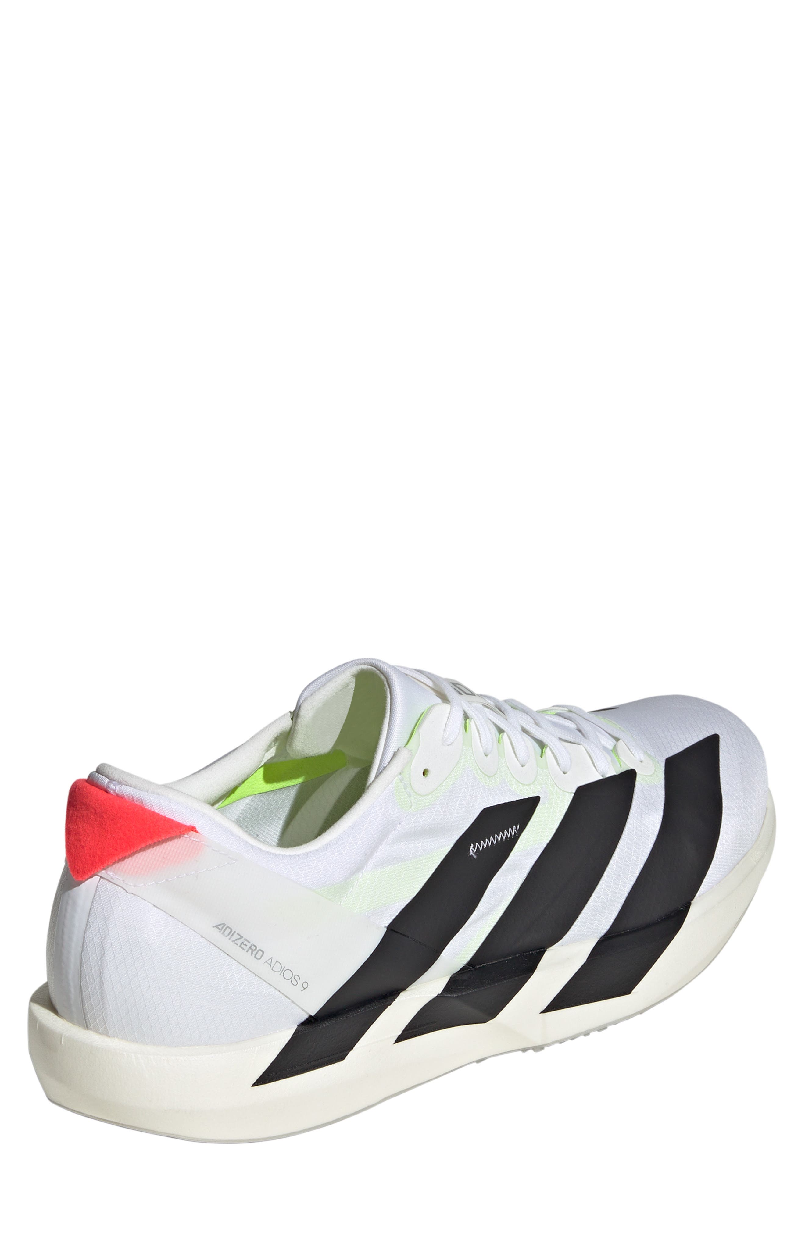 adidas Adizero Adios 9 Running Shoe, Alternate, color, White