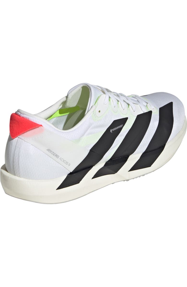 adidas Adizero Adios 9 Running Shoe, Alternate, color, White