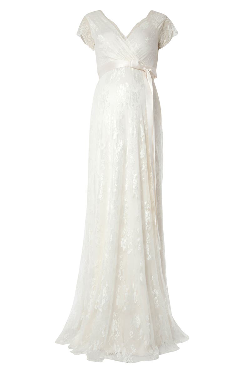 Tiffany Rose Eden Lace Maternity Gown, Alternate, color, 