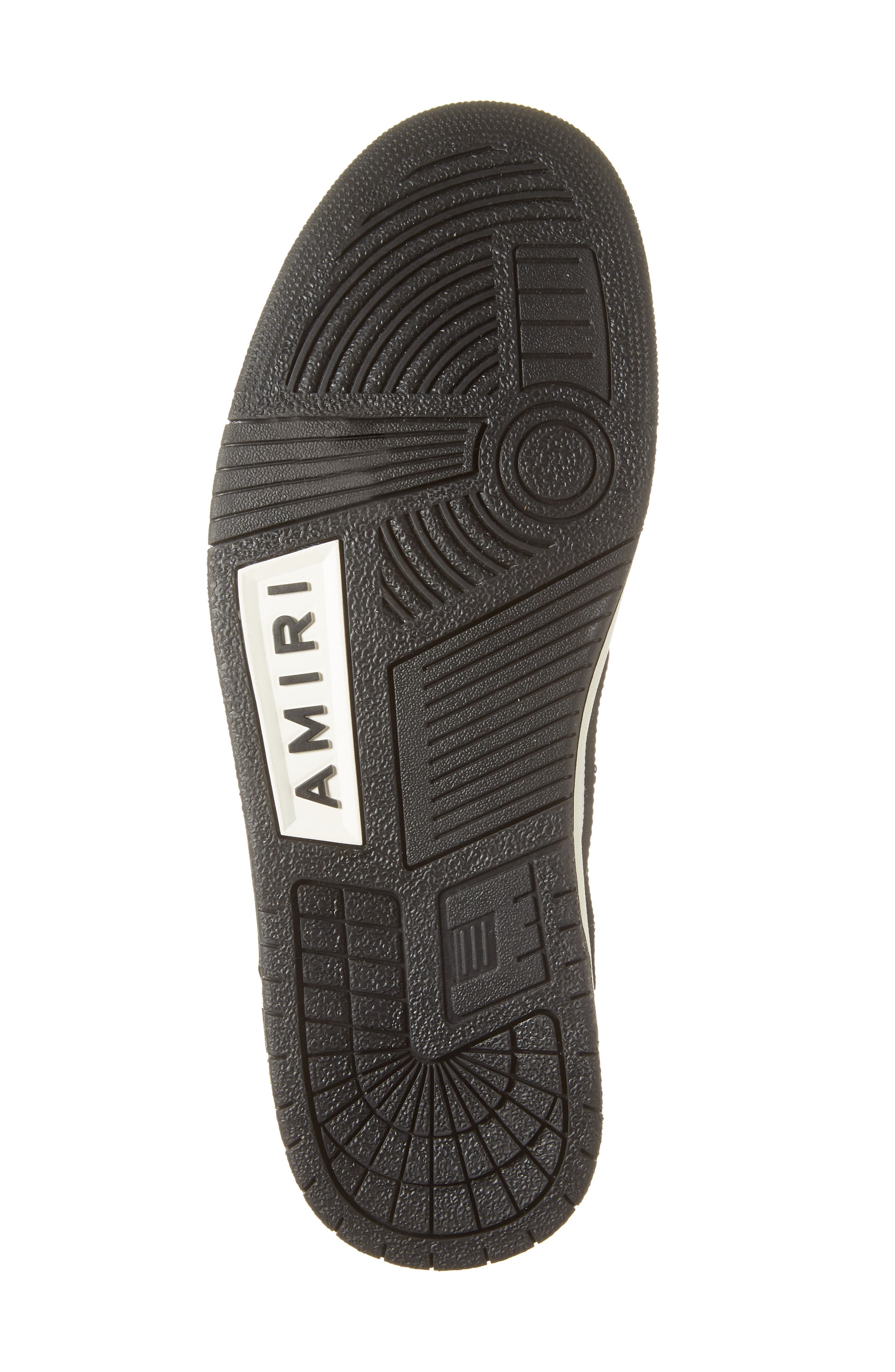 AMIRI Skel Low Top Sneaker, Alternate, color, Black White