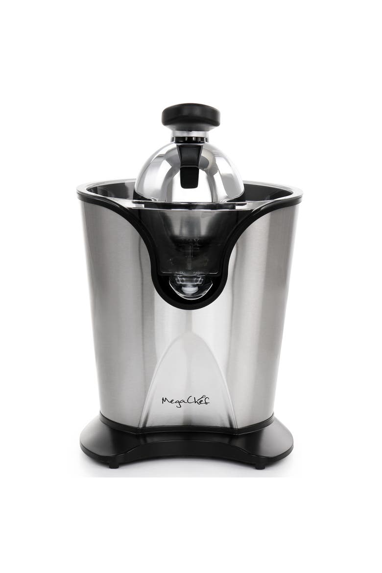 Stainless Steel Electric Citrus Juicer, Main, color, Grey