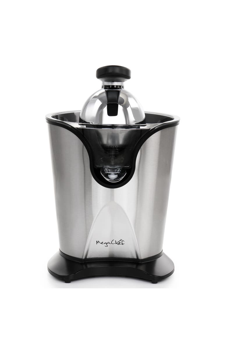 Megachef Stainless Steel Electric Citrus Juicer, Main, color, Grey