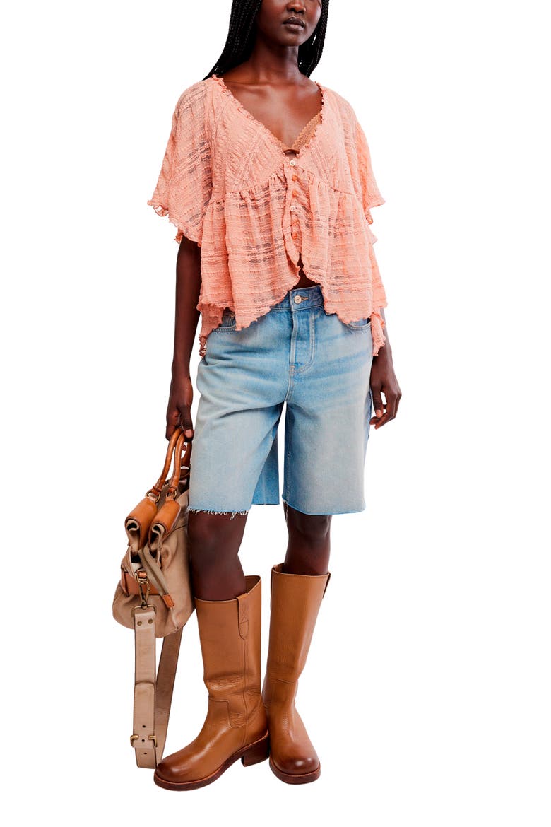In Your Dreams Lace Top, Alternate, color, CORAL KISS