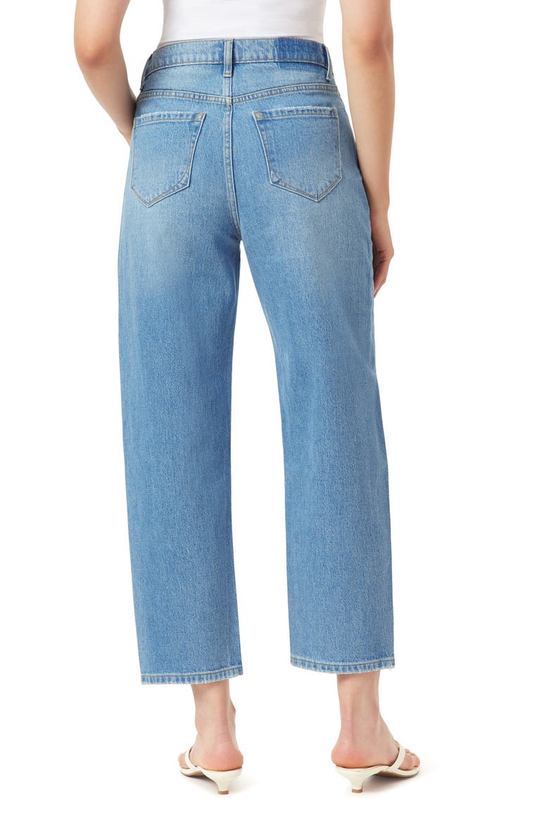 Forward Side Seam Barrel Leg Jeans, Alternate, color, BRISBANE