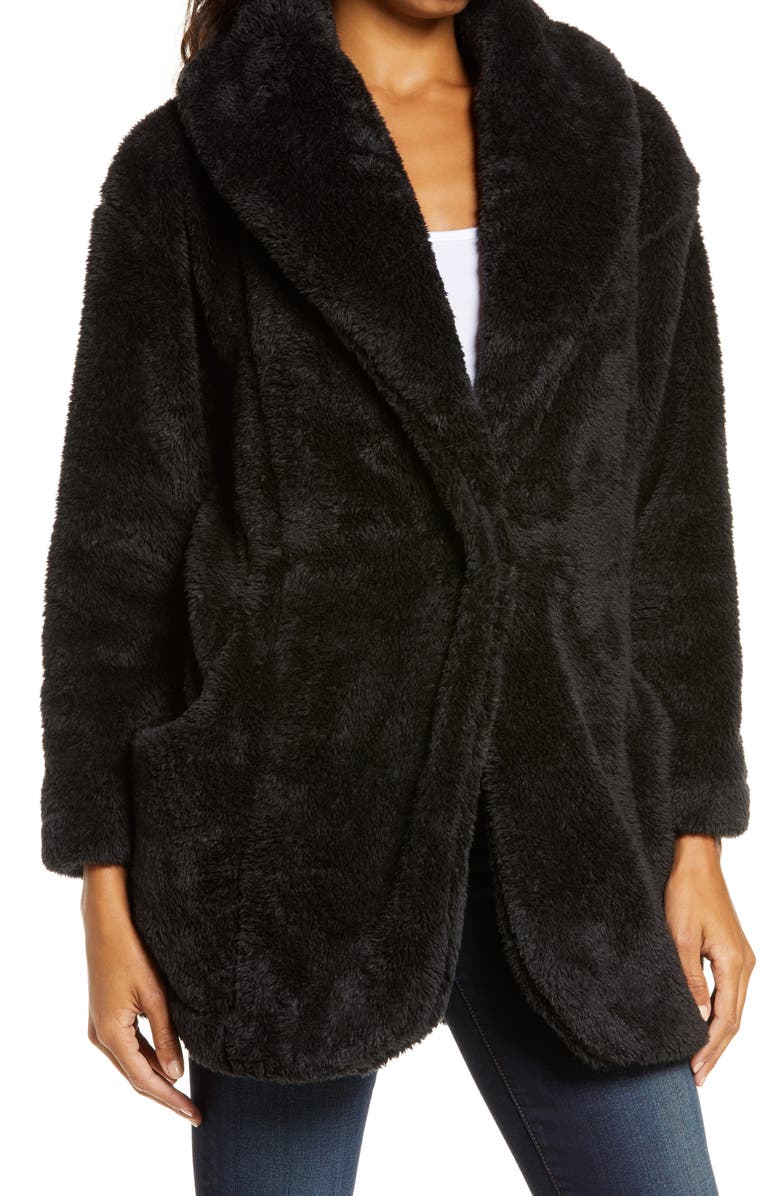 UGG<sup>®</sup> Annona Faux Shearling Travel Cardigan, Alternate, color, 
