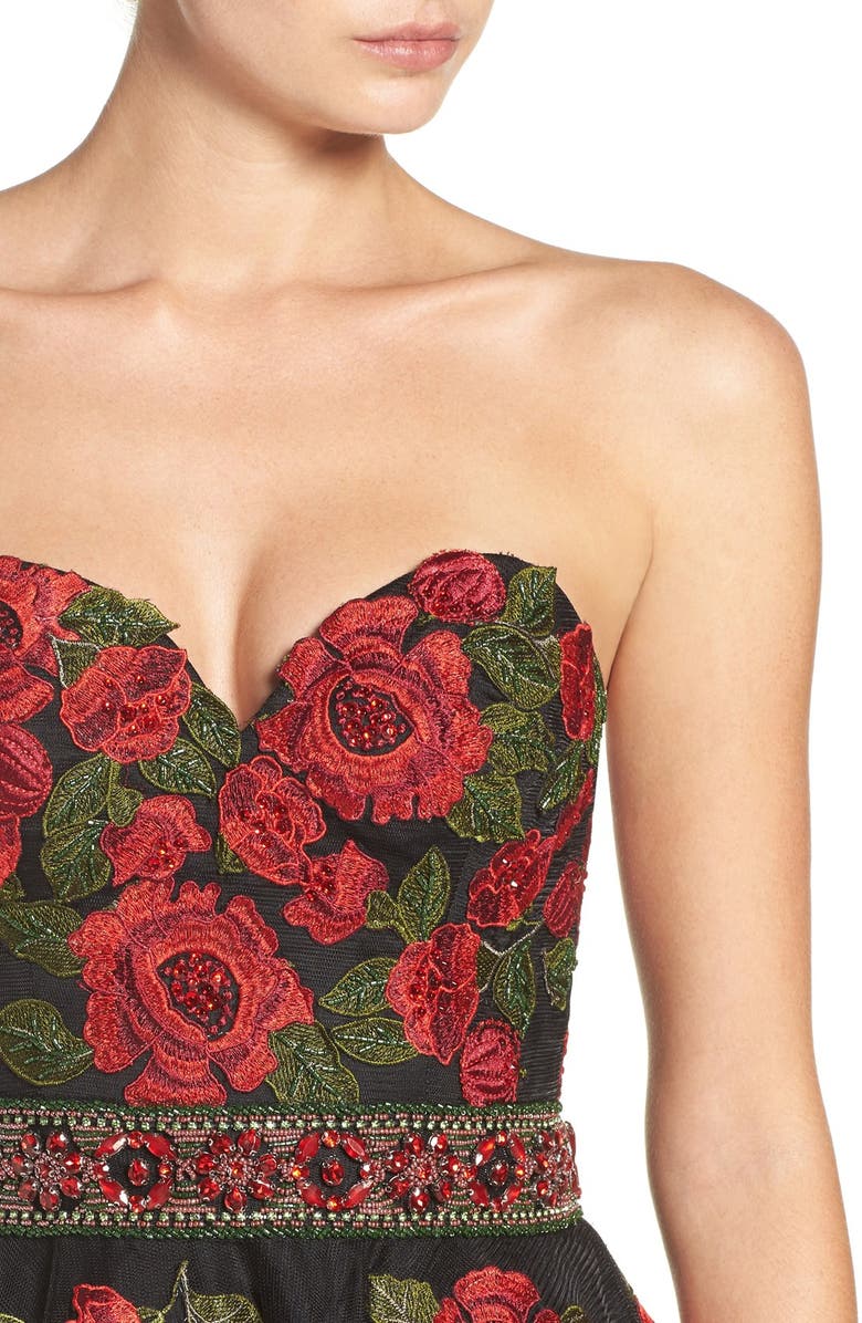 Jovani Embellished Tulle Ballgown, Alternate, color, 