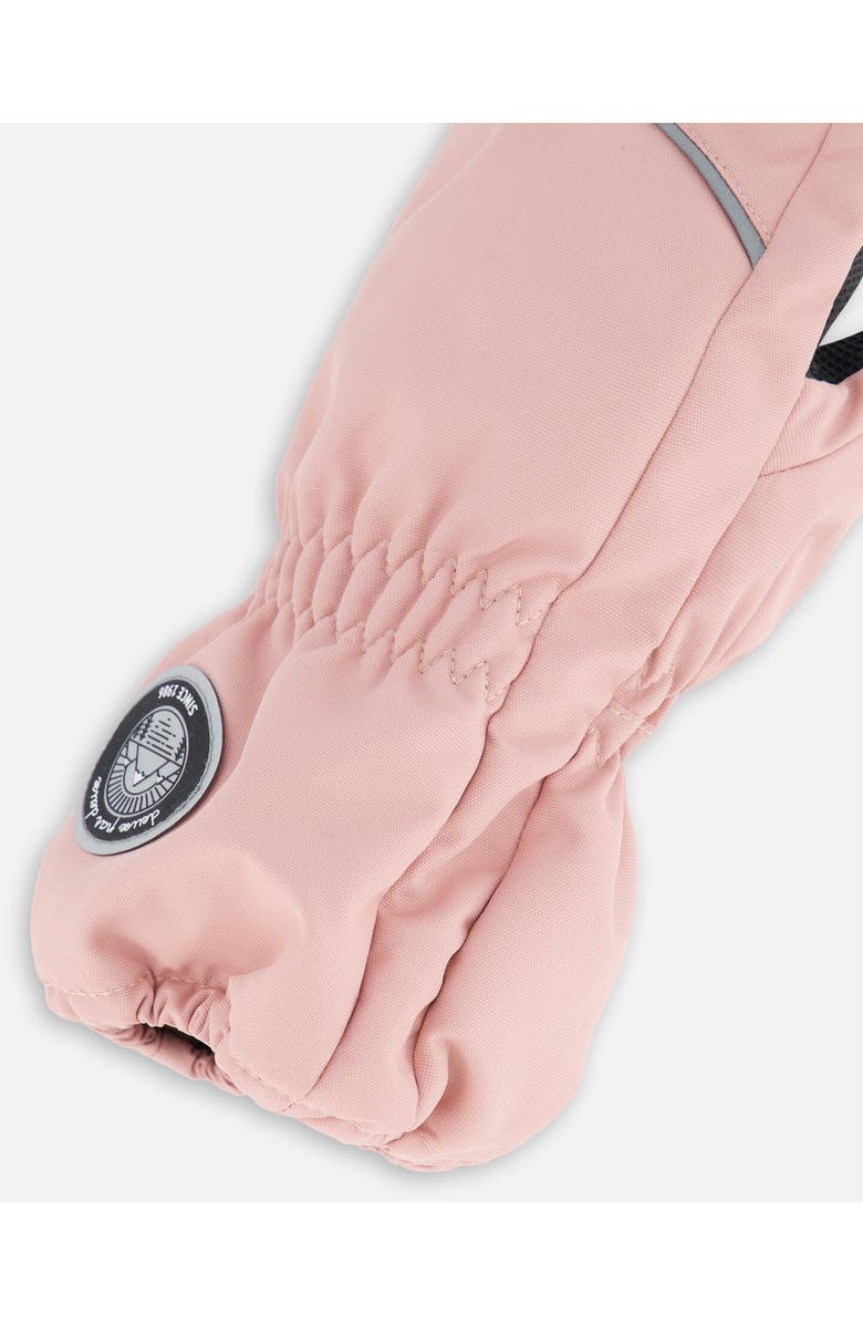 Deux par Deux Baby Girl's Solid Mittens Light Pink, Alternate, color, 