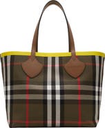 Burberry Large Check Tote