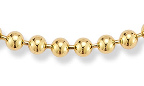Yield Of Men 3mm Ball Chain Bracelet In Gold