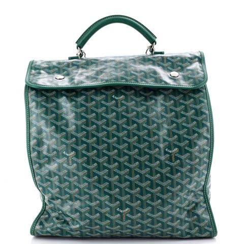 Saint Leger Briefcase Backpack Coated Canvas