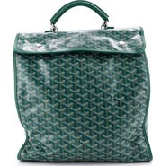 Pre-Owned Goyard Saint Leger Briefcase Backpack Coated Canvas