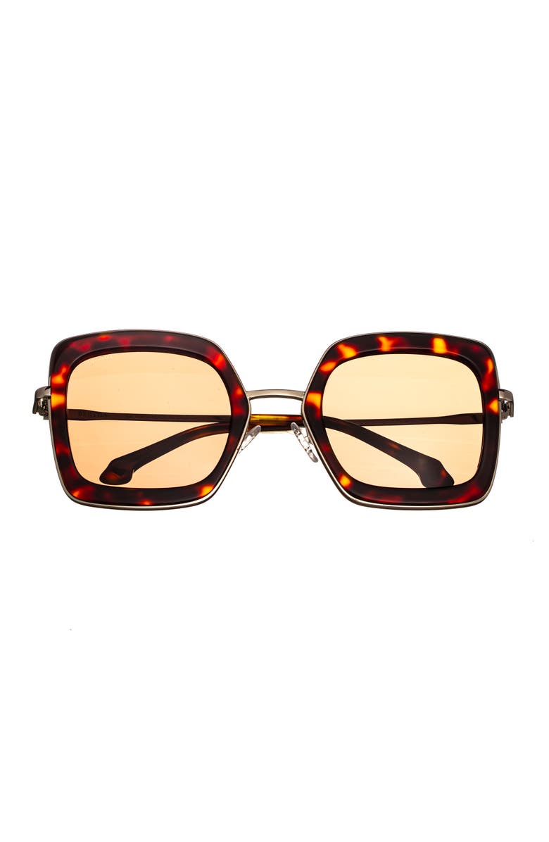 BERTHA Ellie Handmade in Italy Sunglasses, Alternate, color, Tortoise