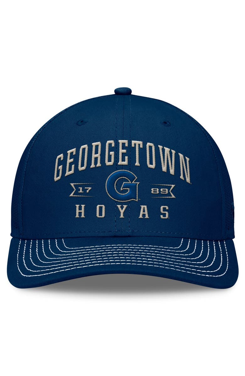 TOP OF THE WORLD Men's Top of the World Navy Georgetown Hoyas Carson Trucker Adjustable Hat, Alternate, color,