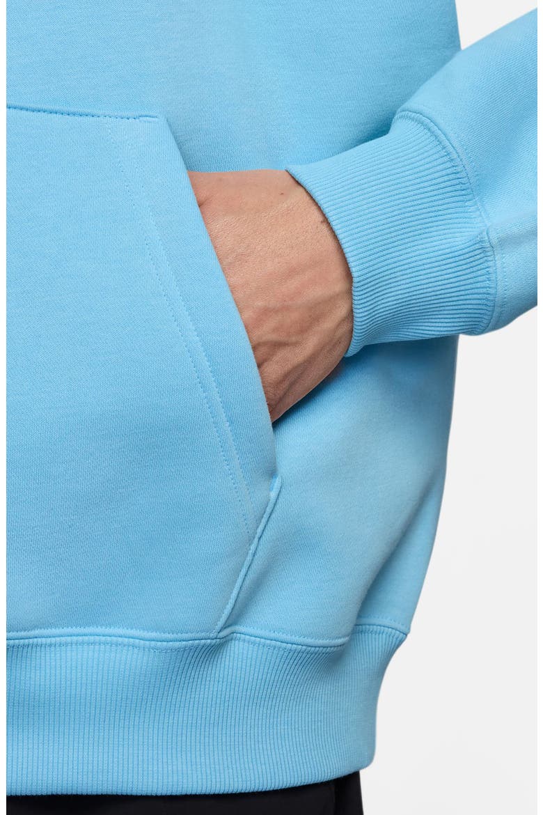 Brooklyn Oversize French Terry Hoodie, Alternate, color, BLUE CHILL/ BLACK