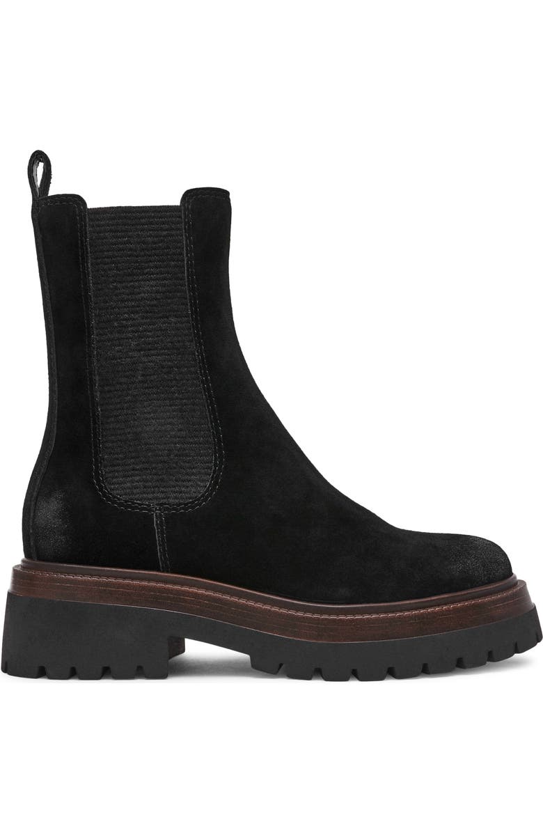 Steve Madden Blitzen Platform Chelsea Boot, Alternate, color, Black Suede