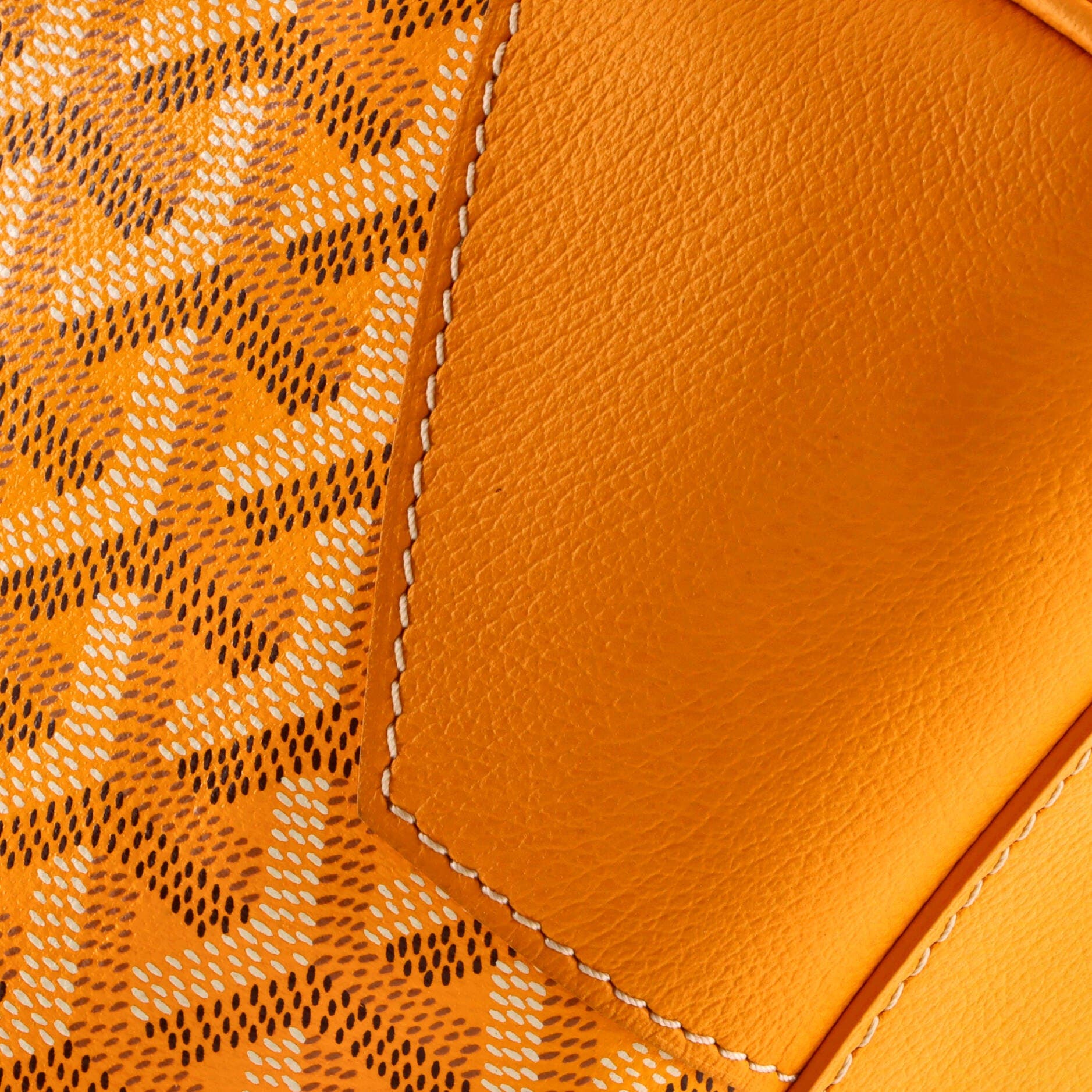Saigon Tote Bag Coated Canvas with Leather, Alternate, color, Yellow