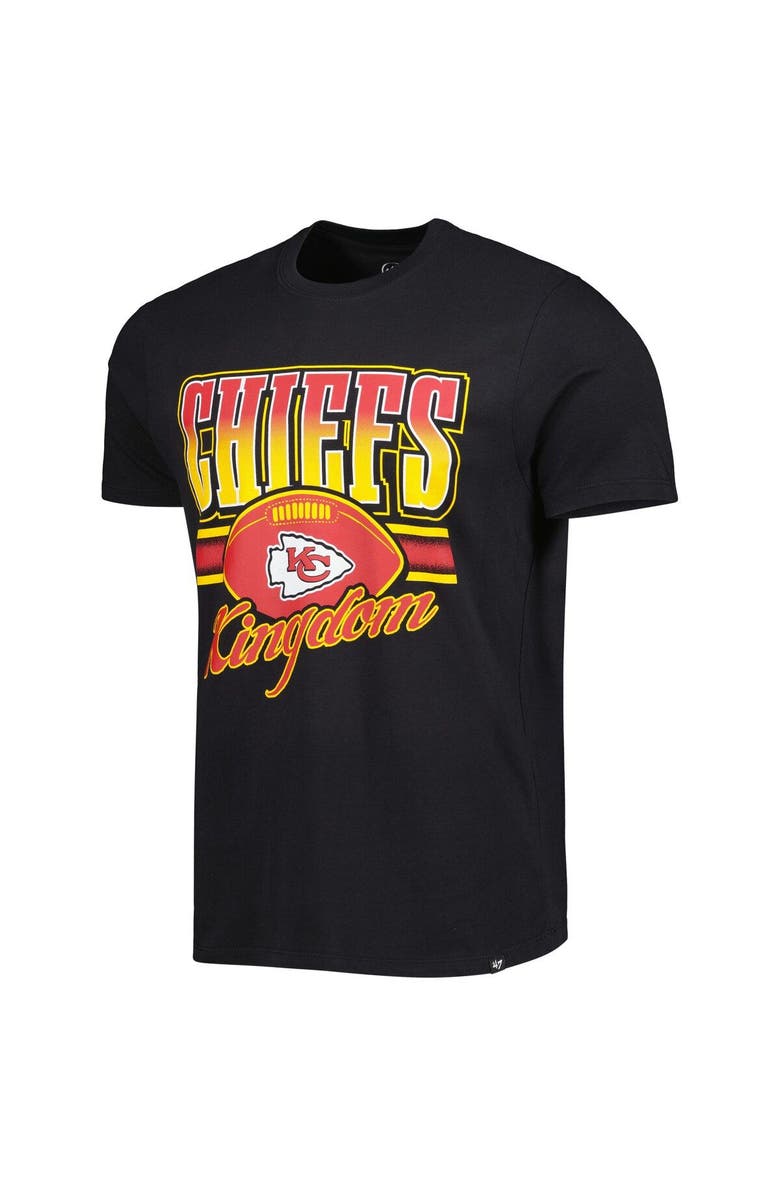'47 Men's '47 Black Kansas City Chiefs Regional Super Rival T-Shirt, Alternate, color, Black