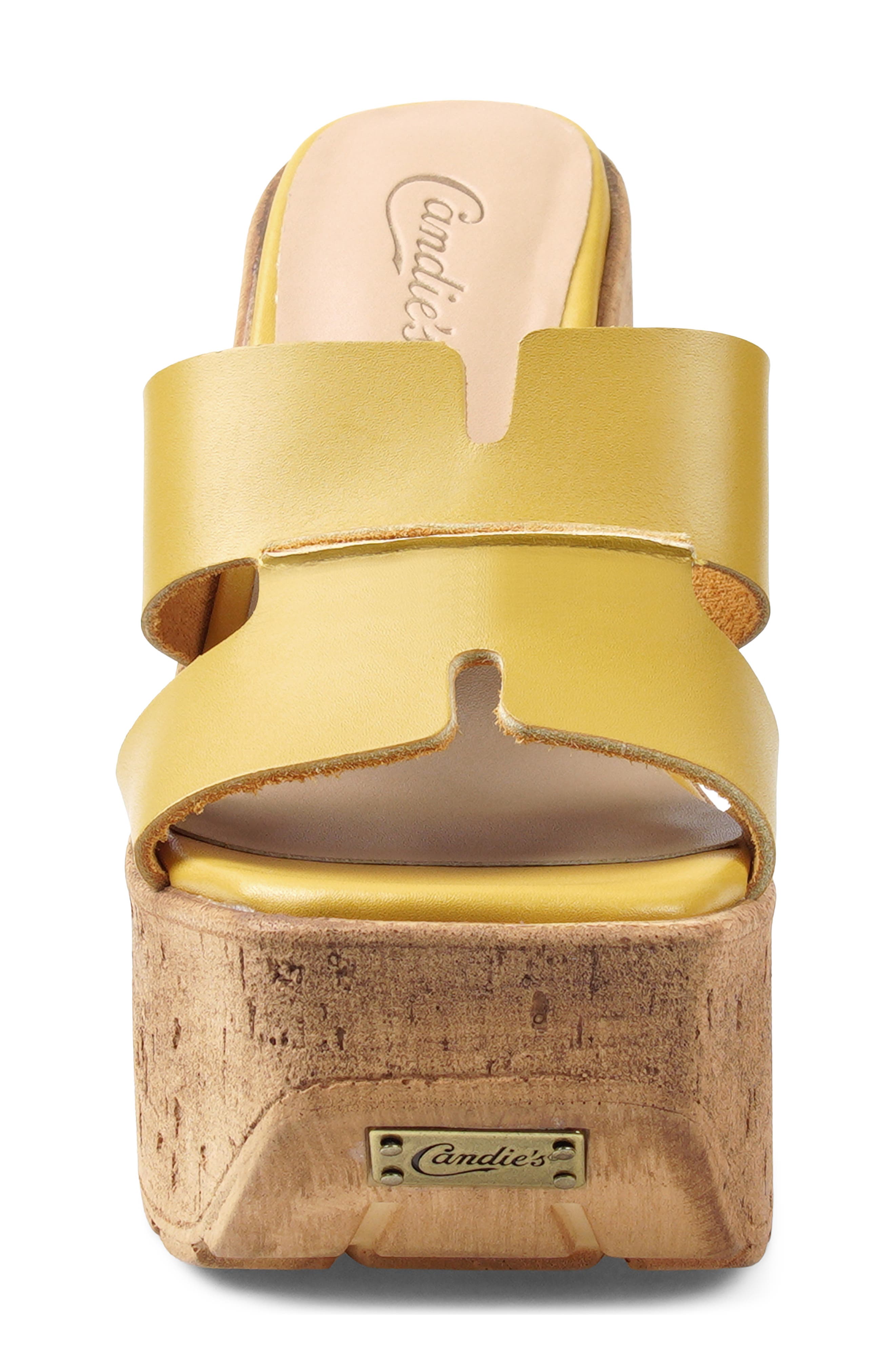 Marabelle Platform Wedge Slide Sandal, Alternate, color, GINGER LEATHER