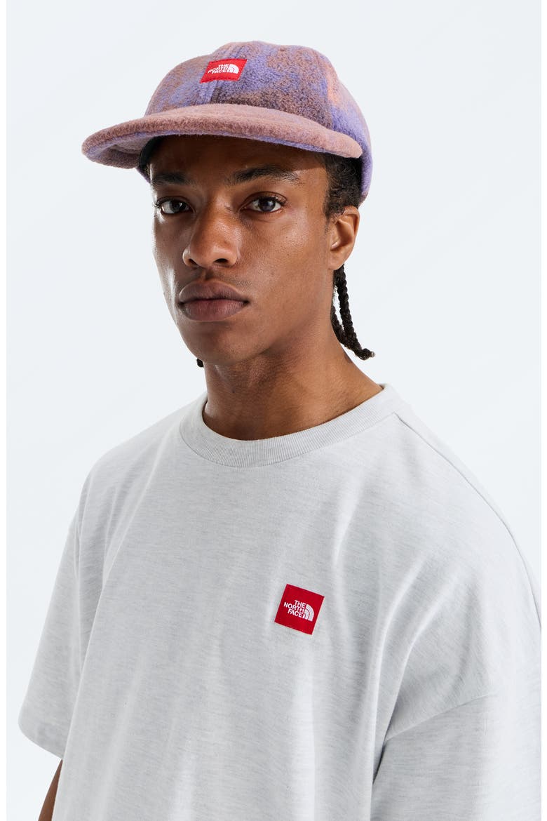 Box Logo Cotton T-Shirt, Alternate, color, TNF CLASSIC GREY HEATHER