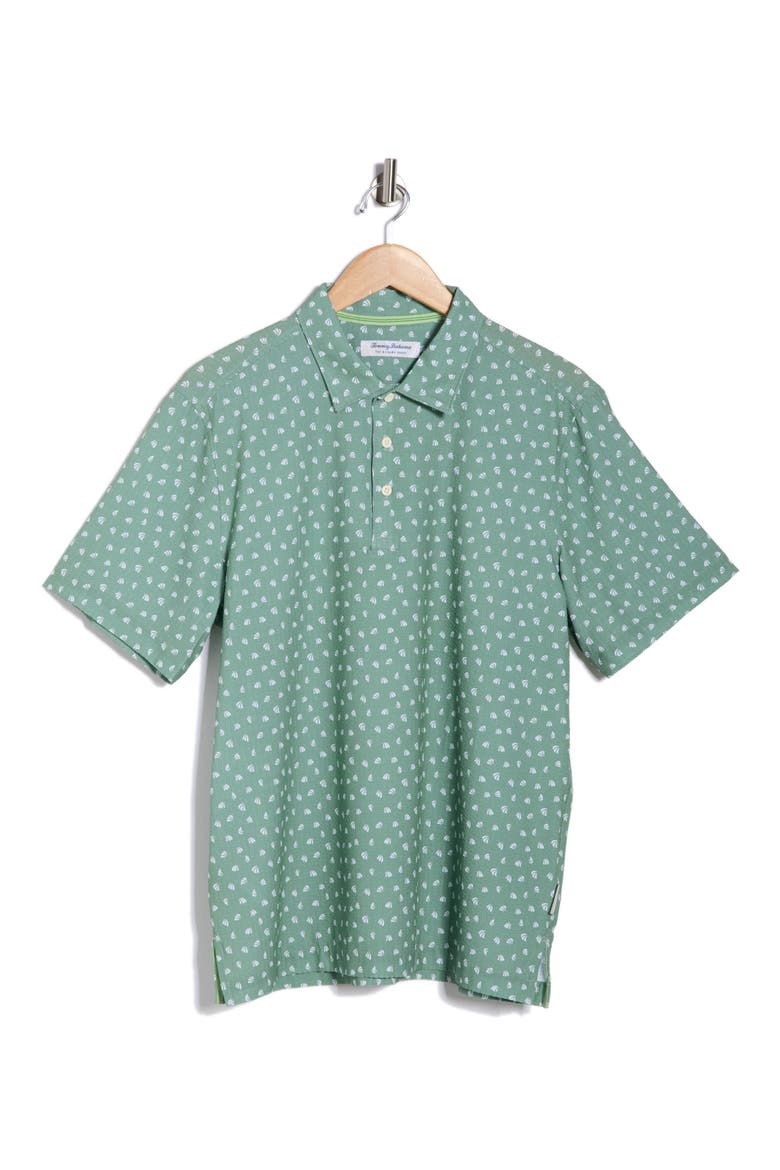 Bahama Coast Deco Palms Polo, Alternate, color, CUCUMBER SALAD