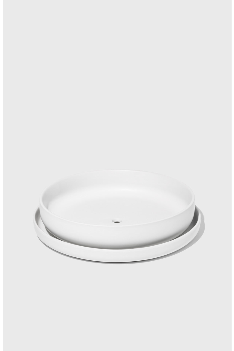 Stoneware Succulent Planter, Alternate, color, Matte White