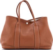 Pre-Owned Hermes Garden Party Tote Leather 36