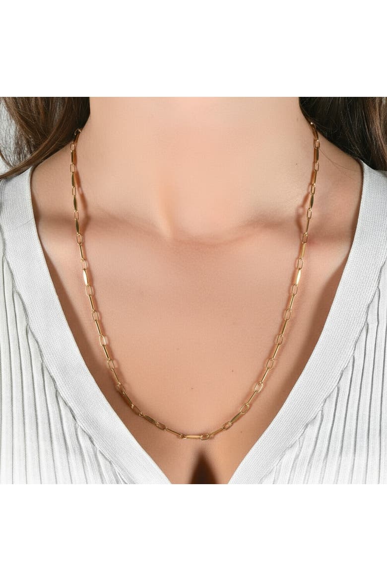 14k Gold Women's 24" Chain Necklace 10 Grams 2.5mm Thick, Alternate, color, 14k Yellow Gold