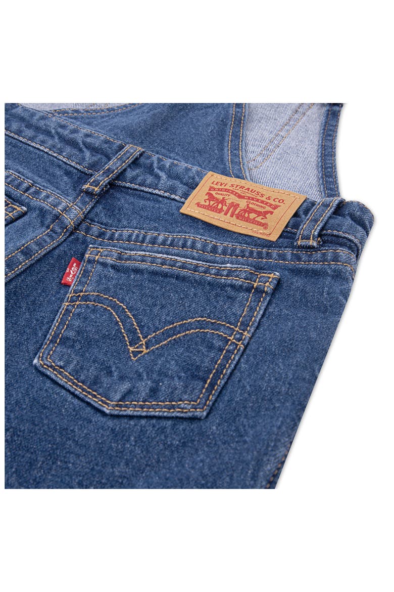 Kids' Denim Cargo Overalls, Alternate, color, FAR AND WIDE