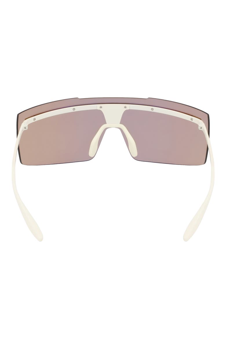 Echo Shield 67mm Sunglasses, Alternate, color, MATTE COCONUT MILK / GOLD MIR