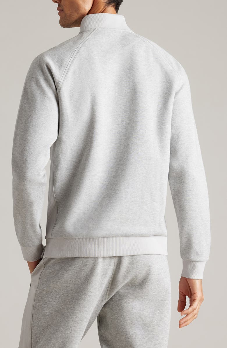 Rhone Heritage Midweight Quarter Zip, Alternate, color, Heather Gray