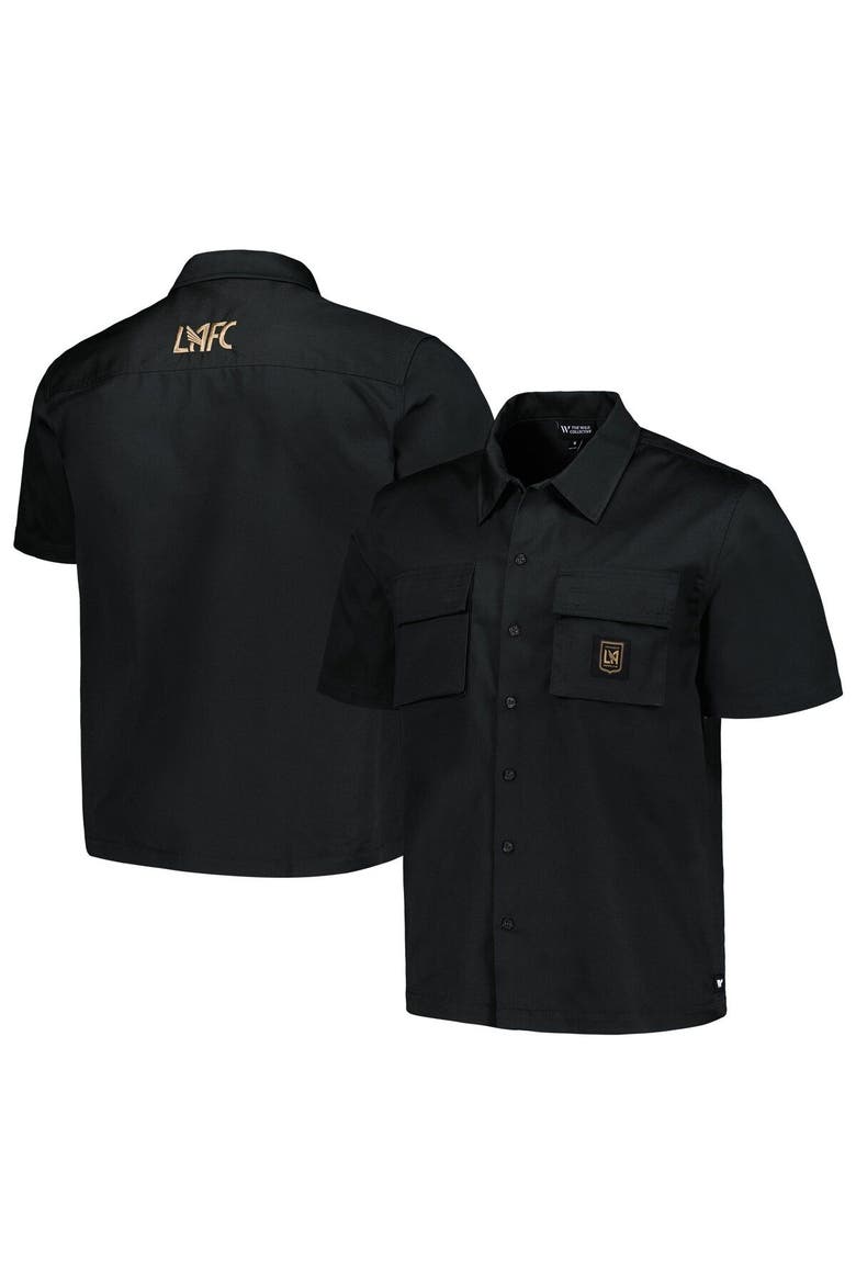 Men's The Wild Collective Black LAFC Utility Button-Up Shirt, Main, color, Black