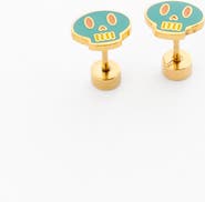 Pip Pop Sugar Skull Stud Earrings