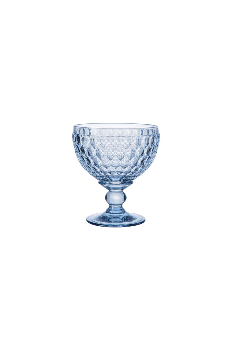 Boston coloured Champagne/Dessert Bowl  Blue, Main, color, blue