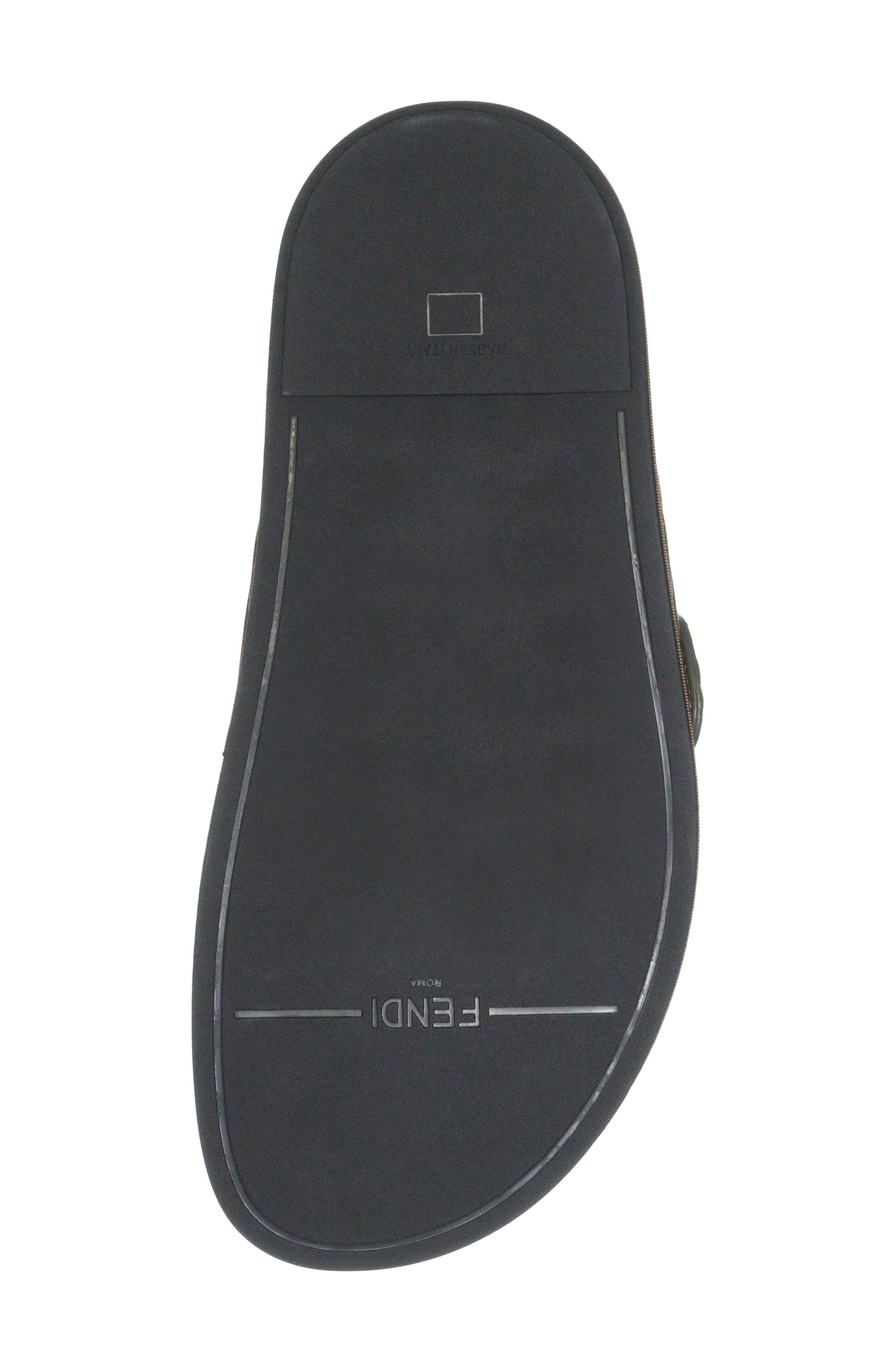 Fendi FF Buckle Slide Sandal, Alternate, color, 