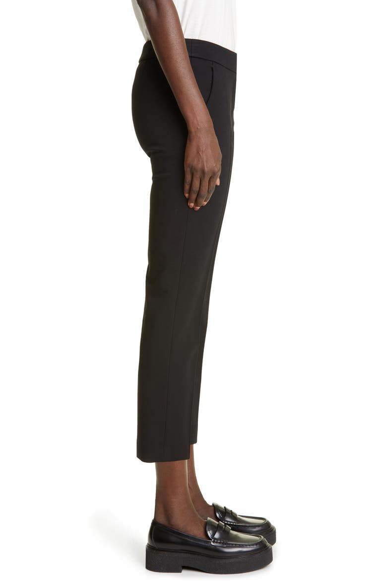 Frankie Pleated Pants, Alternate, color, BLACK
