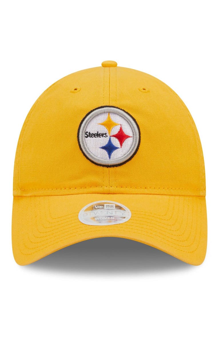 New Era Women's New Era Gold Pittsburgh Steelers Core Classic 2.0 9TWENTY Adjustable Hat, Alternate, color, 