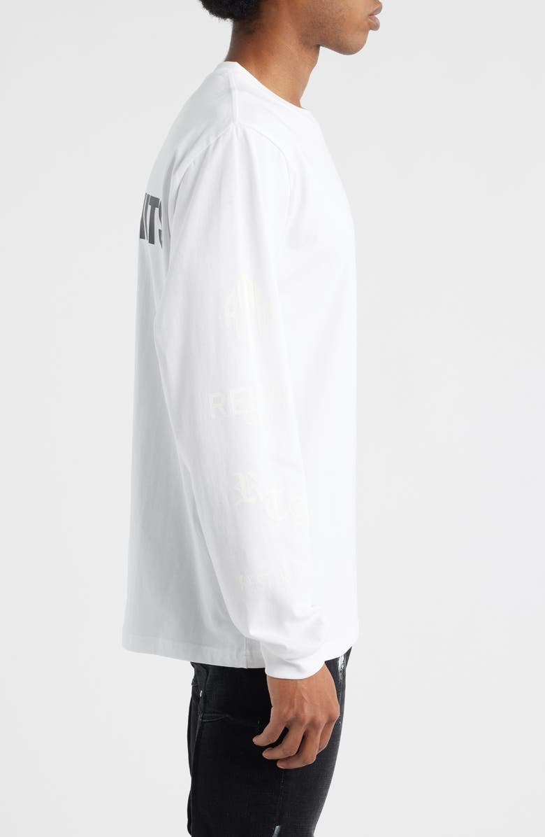 RtA Greatest Hits Long Sleeve Graphic T-Shirt, Alternate, color, White Greatest Hits