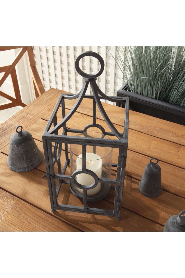 Terrazza Outdoor Candleholder, Main, color, Black