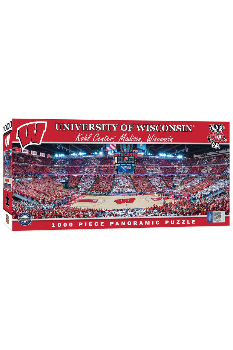 Wisconsin Badgers 1000pc Pano Puzzle, Main, color, Multicolor
