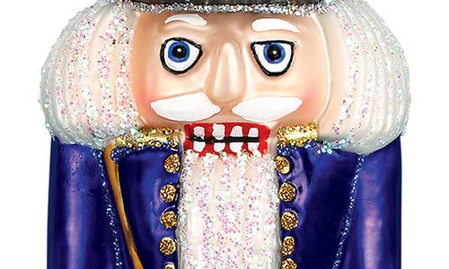 Old World Christmas Nutcracker Soldier Glass Ornament In Multi