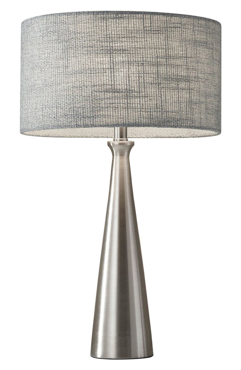 ADESSO LIGHTING Linda Table Lamp, Main, color, Brushed Steel
