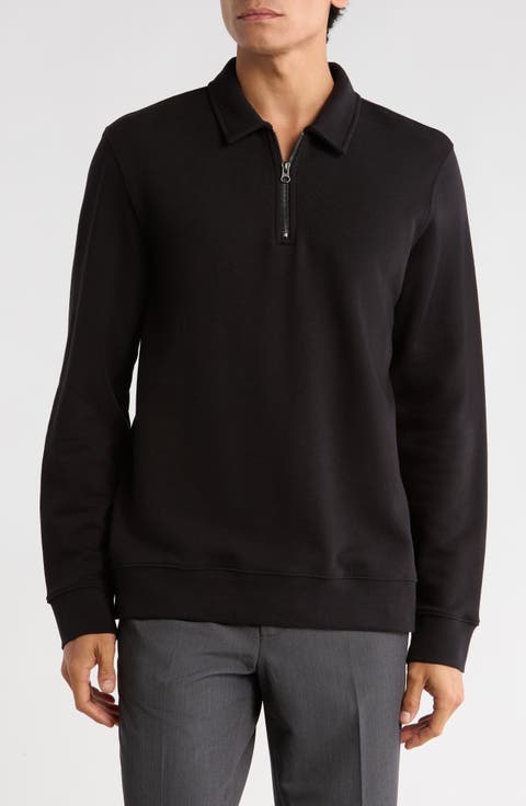 French Terry Quarter Zip Pullover
