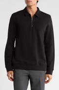 Vince French Terry Quarter Zip Pullover