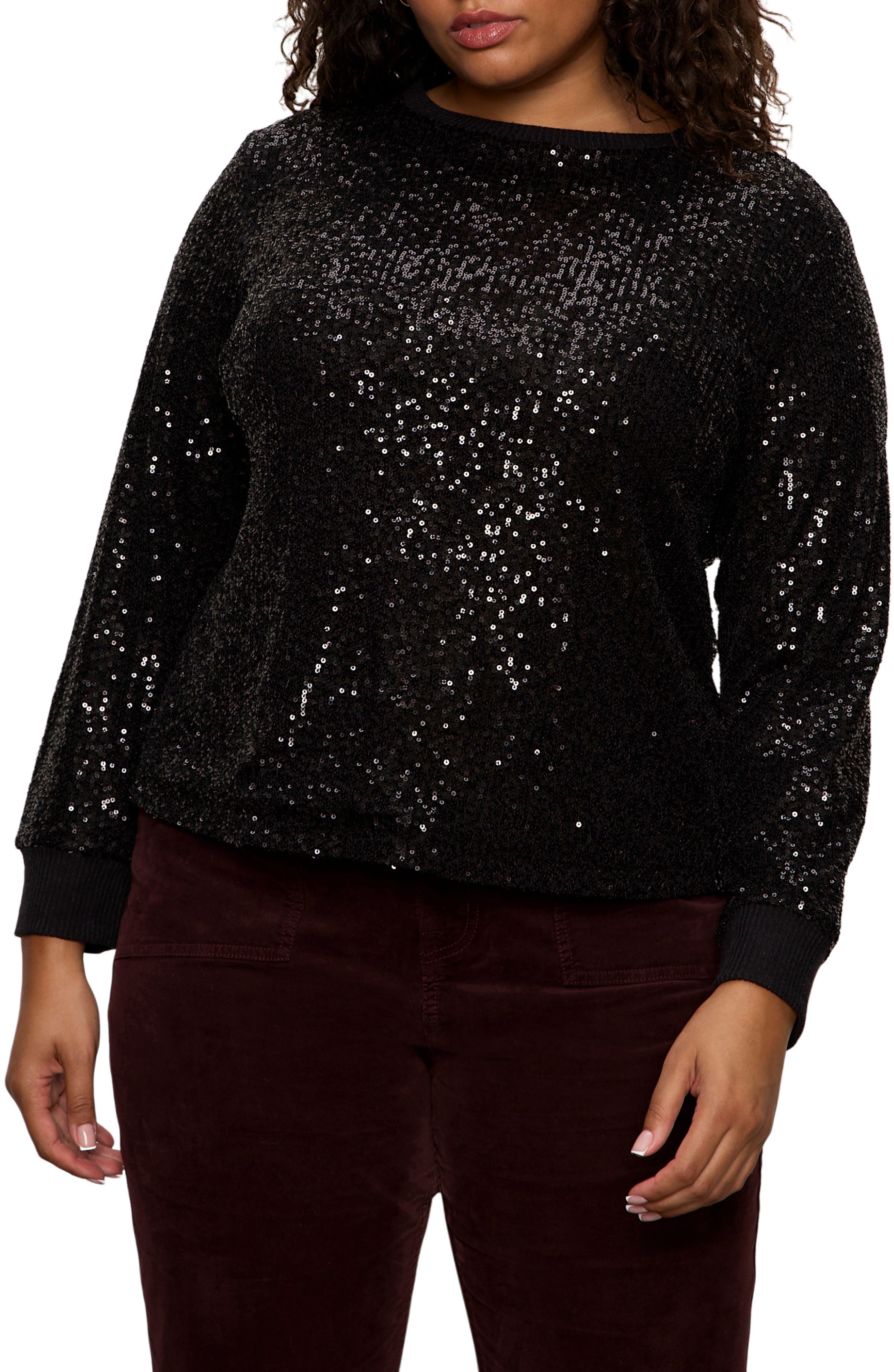 Sanctuary Sparkle Together Sequin Top